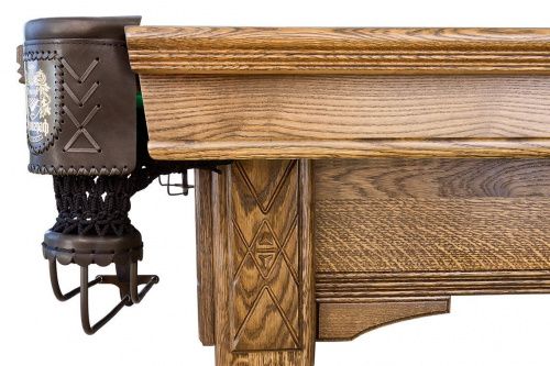 Бильярдный стол для пула "Седой граф" (9 футов, дуб, сланец 25мм)